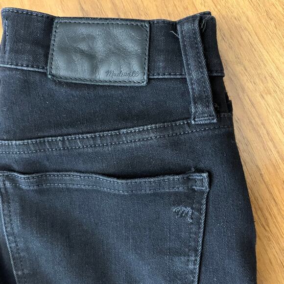 Madewell Roadtripper Jeggings Black Size 25 Tall Skinny Stretch - Picture 4 of 11